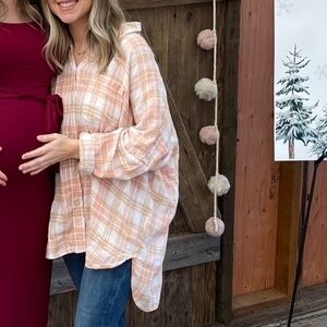 AE Plaid Button-Up Shirt